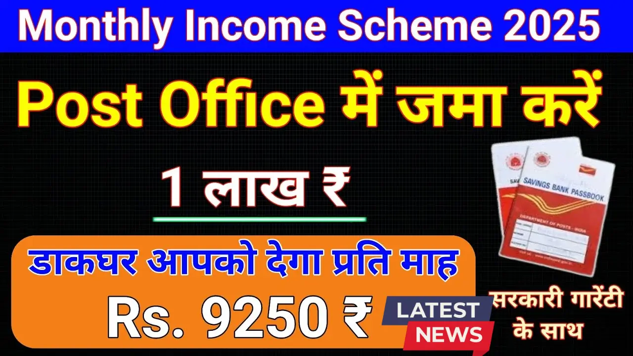 Post Office MIS Scheme 2025